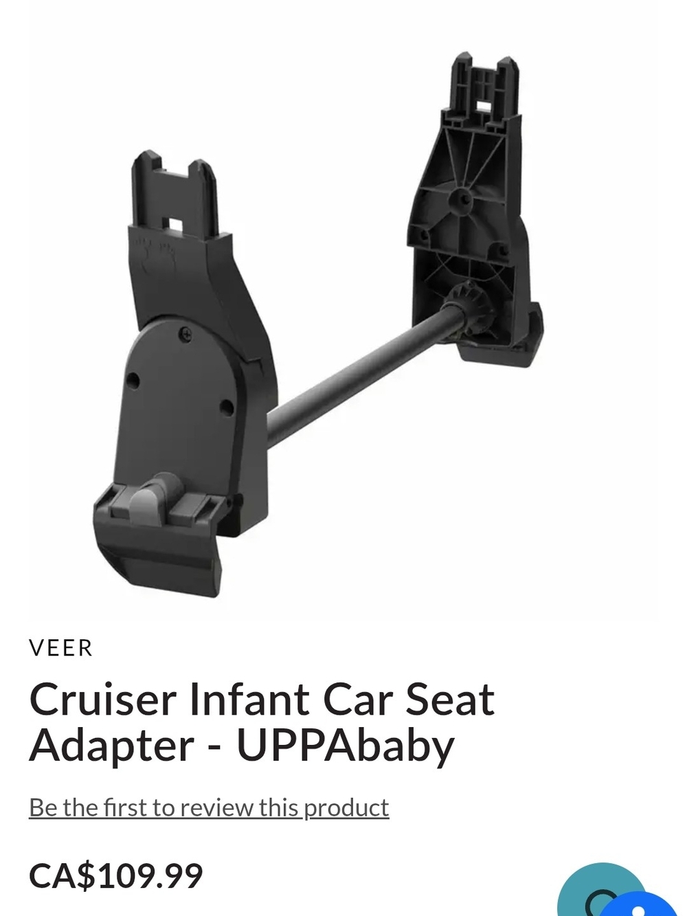 Uppababy Veer Cruiser Infant Car Seat Adapter Mesa